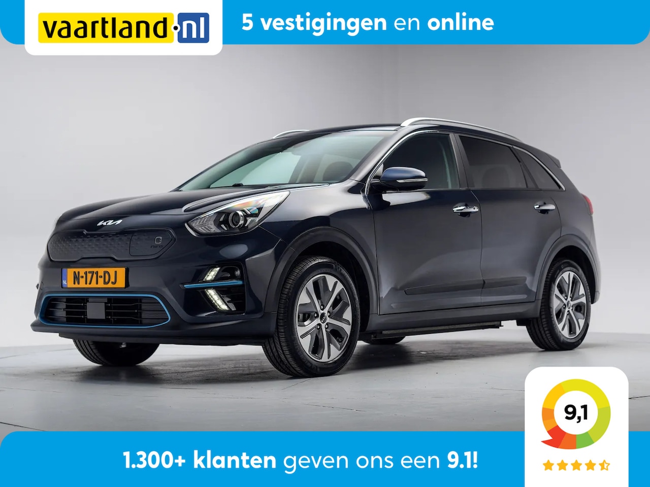 Kia e-Niro - Edition 64kWh 3 fase [ Navi Stoelverwarming Half leder ] - AutoWereld.nl