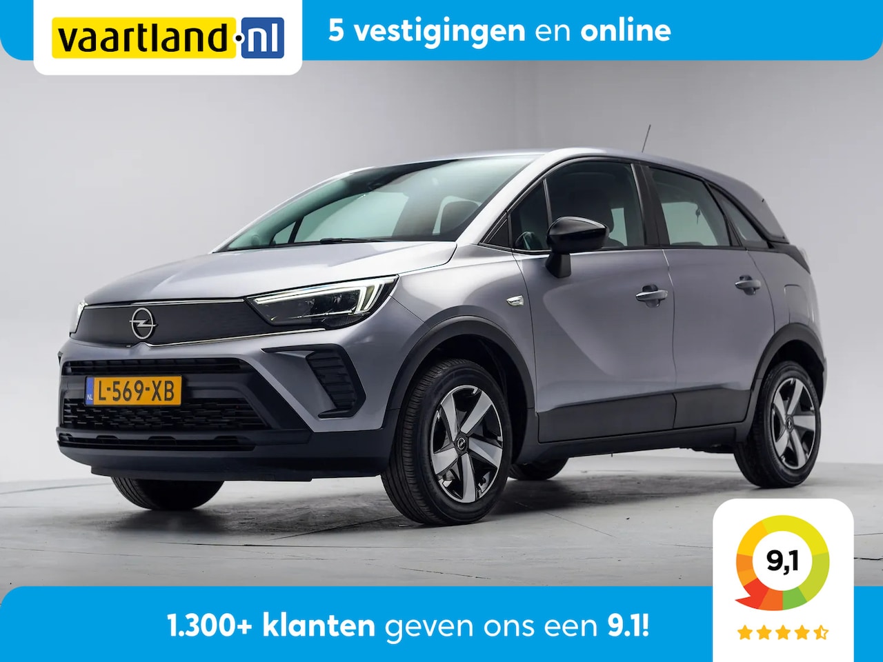 Opel Crossland - 1.2 Turbo Edition [ LED Apple/Android Cruise Airco ] - AutoWereld.nl
