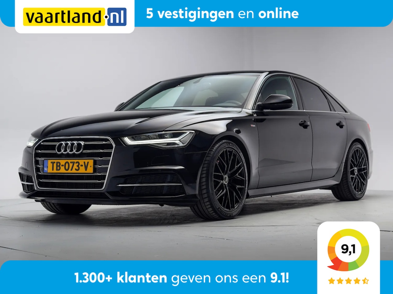 Audi A6 Limousine - 1.8 TFSI S-Line Aut. [ LED Leder/Alcantara Stoelverwarming Camera ] - AutoWereld.nl