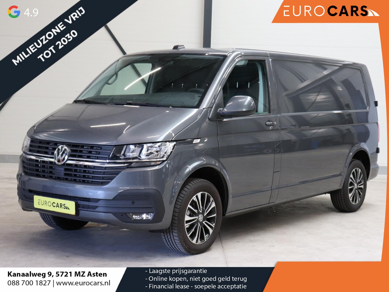 Volkswagen Transporter - 2.0 TDI L2H1 28 Highline Automaat Airco Cruise Control Navi PDC V&A Trekhaak - AutoWereld.nl