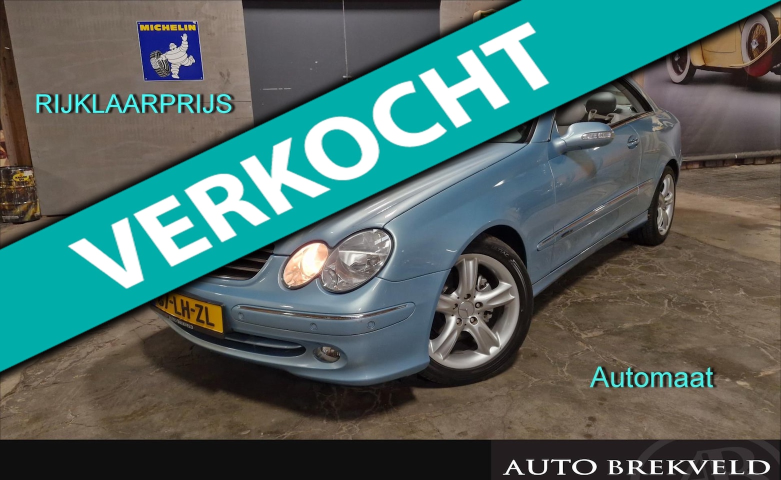 Mercedes-Benz CLK-klasse Coupé - 200 K. Elegance Automaat 163PK | Rijklaarprijs | PDC | Cruise | Leder | LMV | NAP - AutoWereld.nl