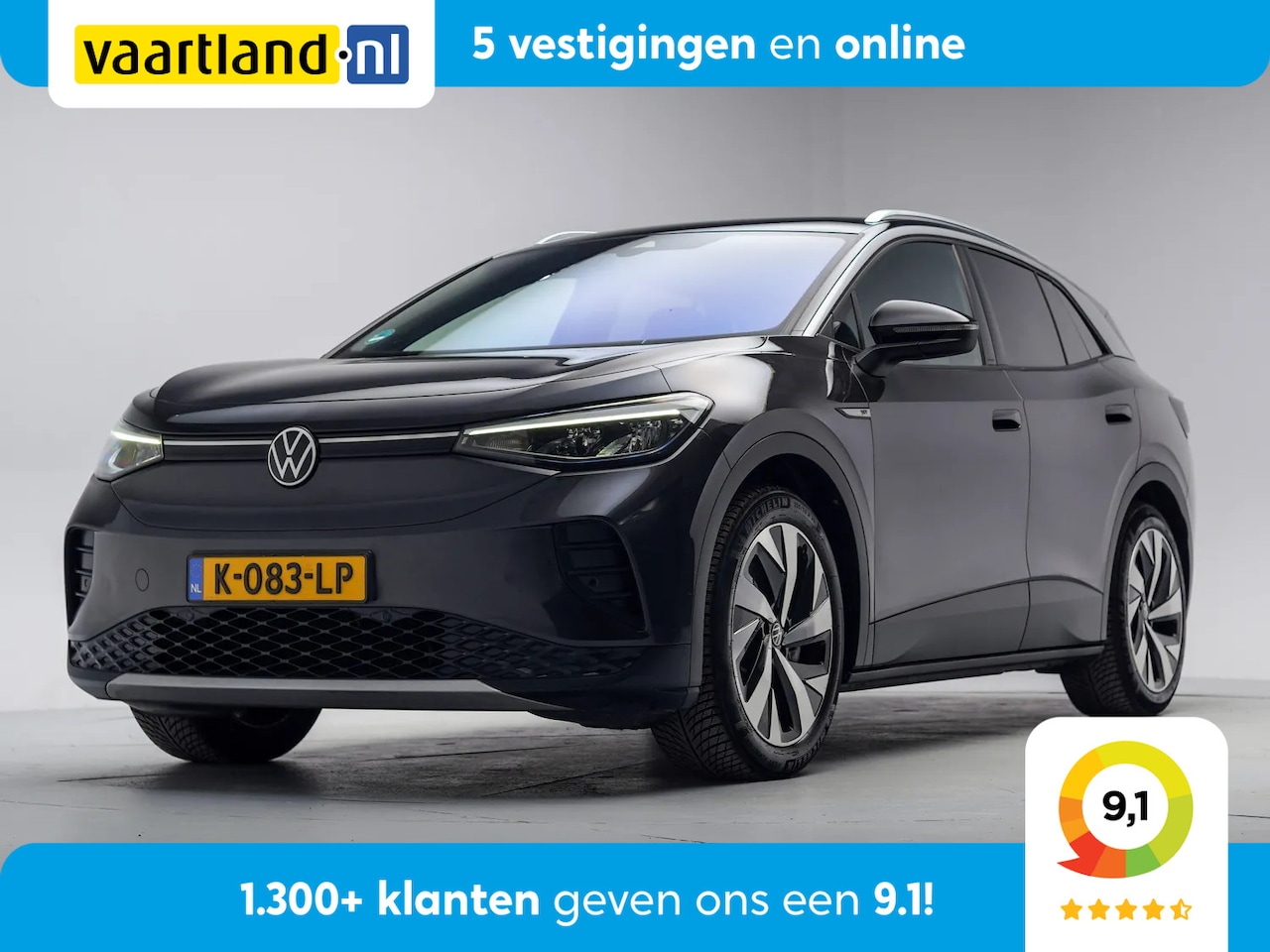 Volkswagen ID.4 - 77kWh First 3-Fase [ LED Navi Half-leder Navi Camera ] - AutoWereld.nl