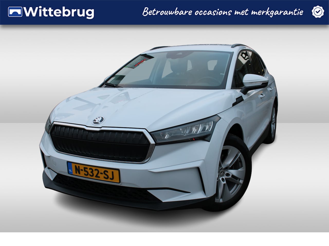 Skoda Enyaq iV - 60 180pk / Navigatie / digital cockpit / LM 19 inch / Parkeersensoren A - AutoWereld.nl