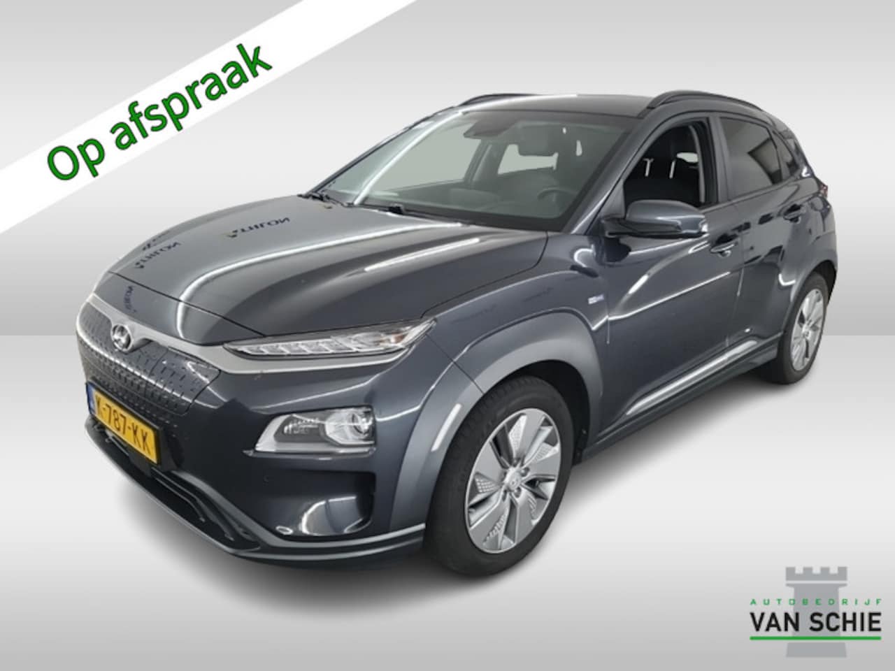 Hyundai Kona Electric - EV Limited 64 kWh 3-Fase 2e-Eig. & Keurig-Onderh, BOVAG-Garantie. NL-Auto. - AutoWereld.nl
