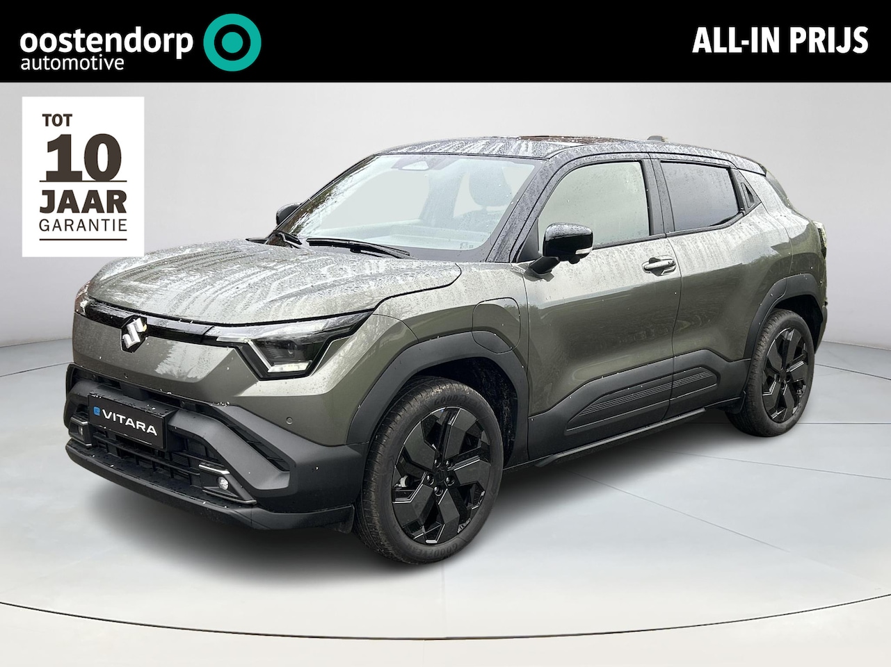 Suzuki e Vitara - Style 61 kWh **NIEUWE BI-TONE KLEUR LAND BREEZE/ BLUISH BLACK/ PANORAMA/ NIEUWE AUTO** - AutoWereld.nl