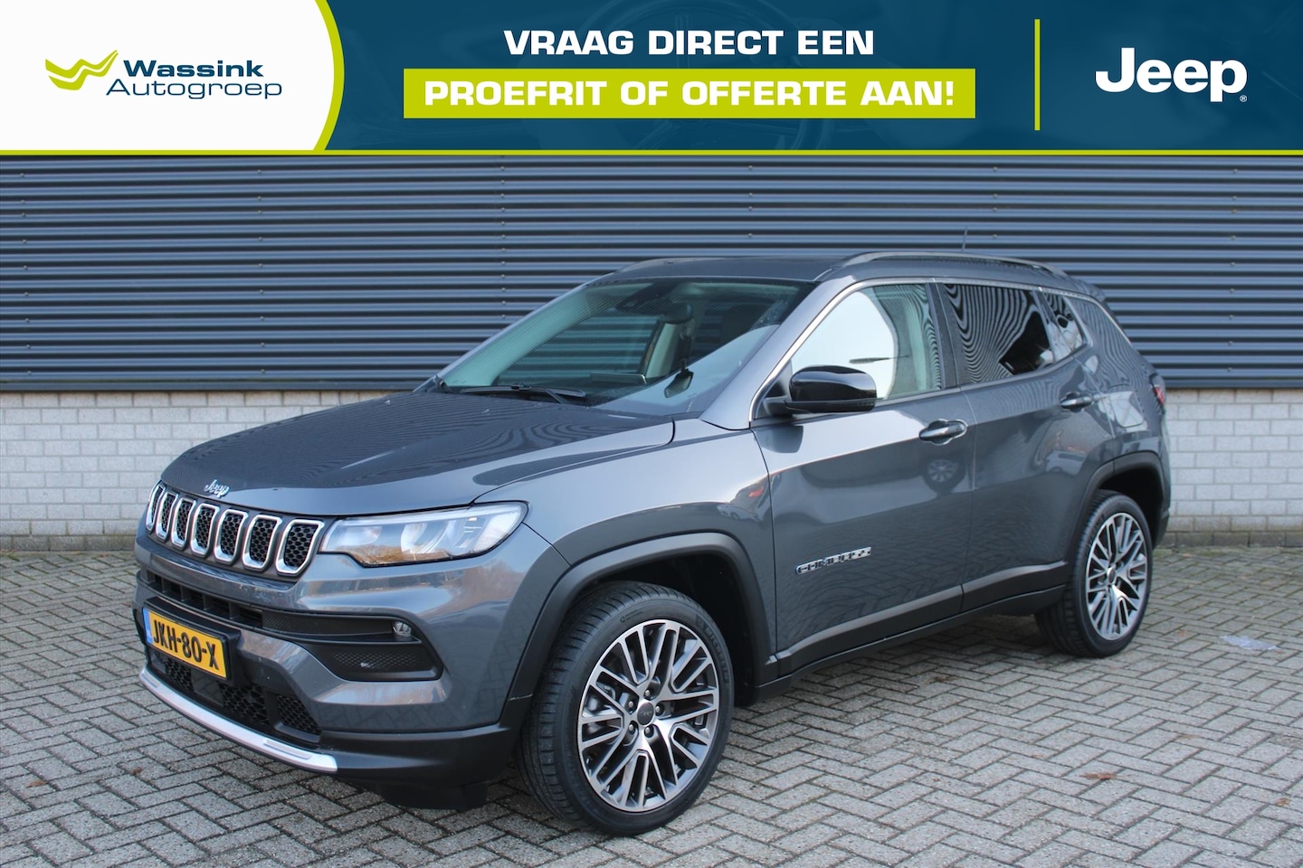 Jeep Compass - 4XE 190pk Aut Limited Business I Parkeer Camera I Cruise Control I Climate Control I - AutoWereld.nl