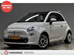 Fiat 500 C - 0.9 TwinAir Lounge/ Elek. Kap/ Media-Scherm/ Camera/ Half-Leder/ Airco/ Elek. pakket/ Blue