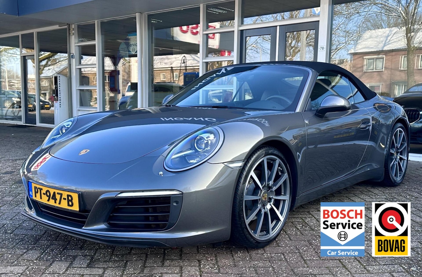 Porsche 911 Cabrio - 3.0 Carrera NAP! Leer, Sportuitlaat, Bluetooth, Memory.. - AutoWereld.nl