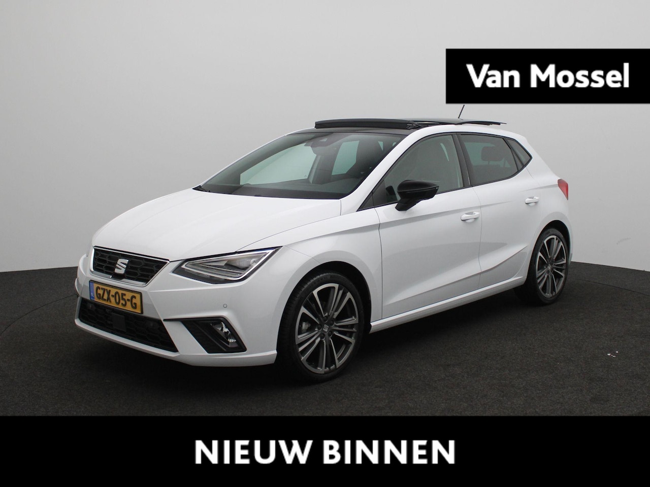 SEAT Ibiza - 1.0 EcoTSI FR Anniversary | Airco | Parkeersensoren v+a | Panoramadak | Lichtmetalen velge - AutoWereld.nl