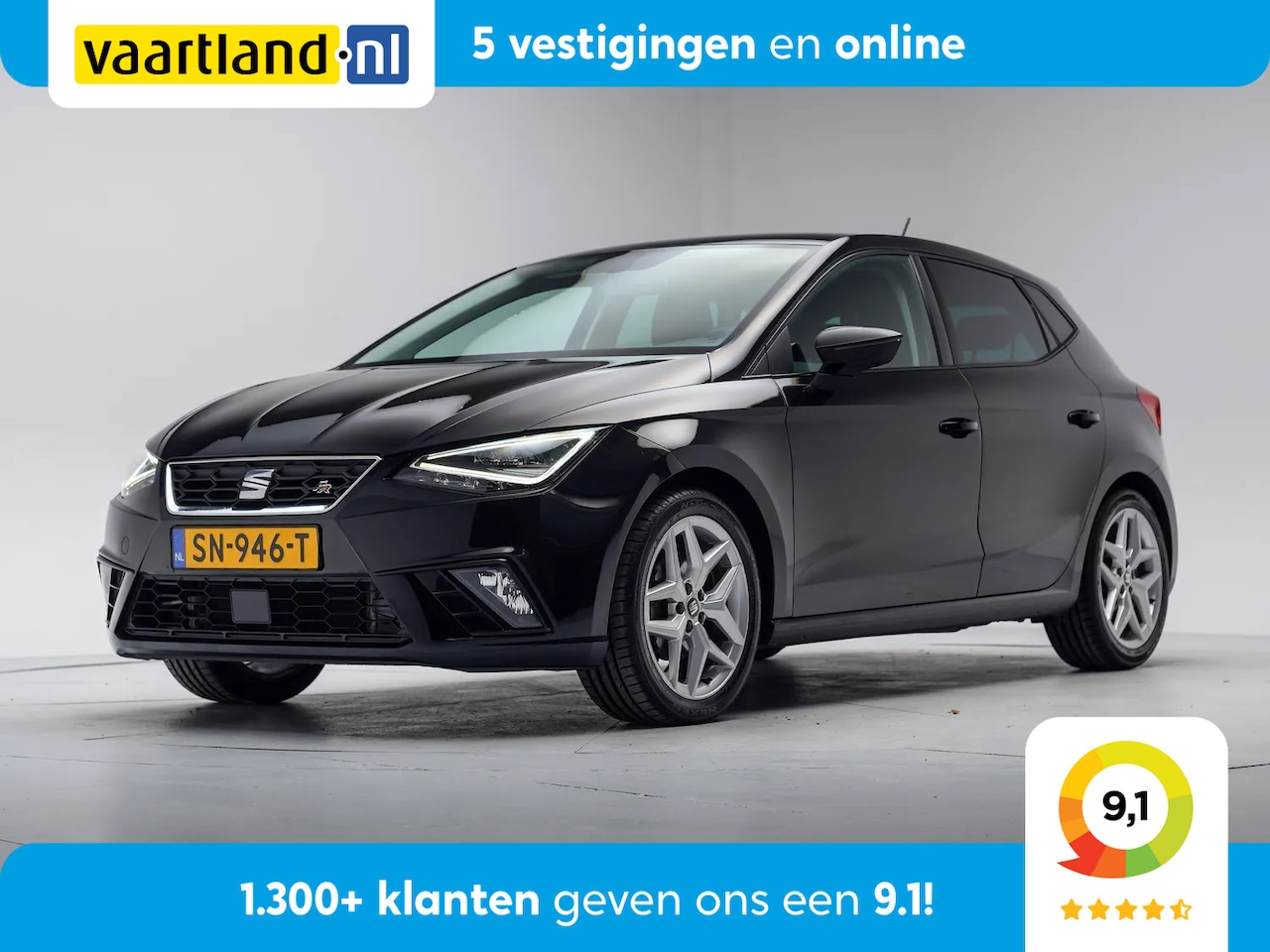 SEAT Ibiza - 1.0 TSI FR Business Intense Aut. [ Navi LED Climate ] - AutoWereld.nl