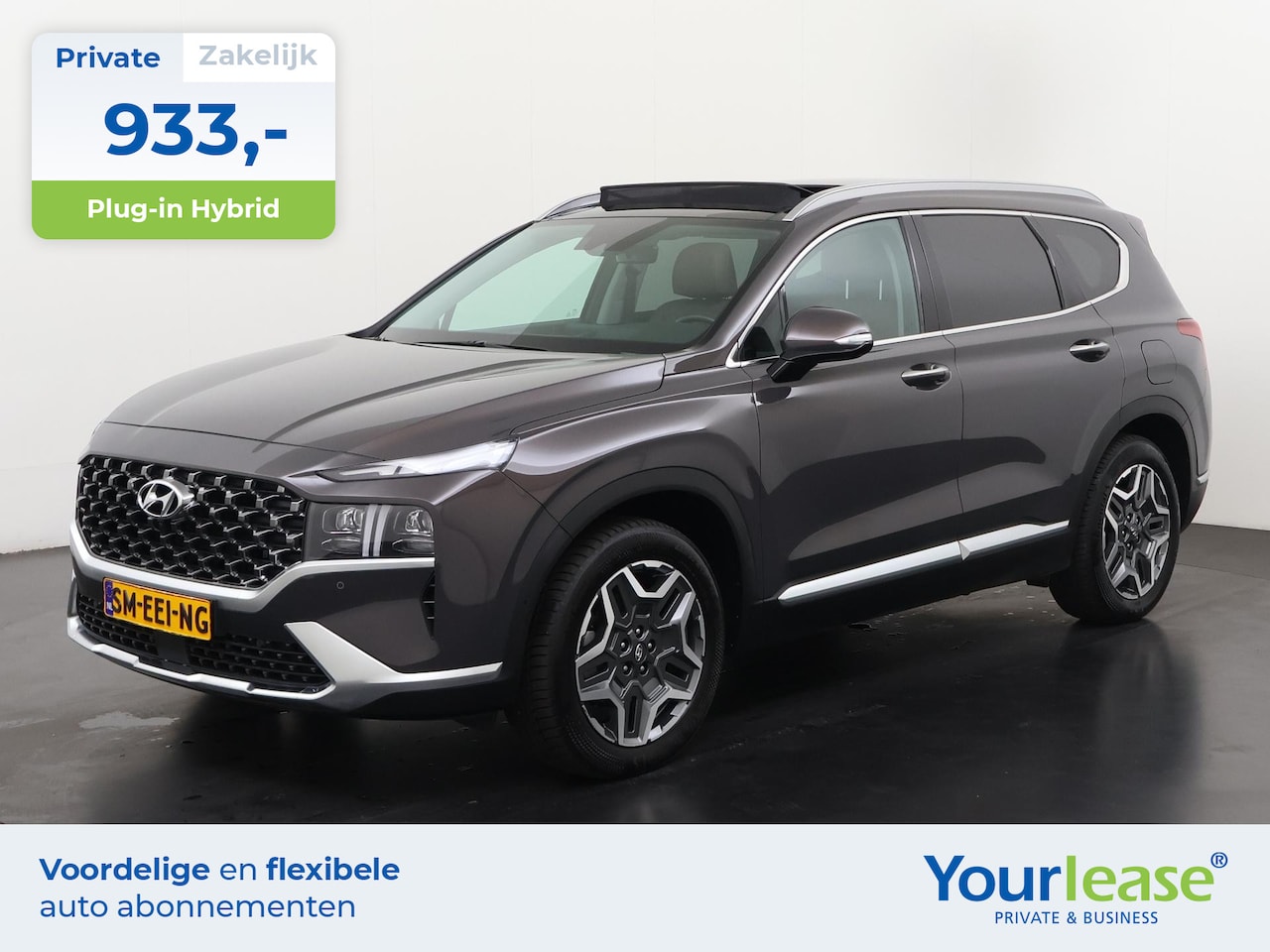 Hyundai Santa Fe - 1.6 T-GDI PHEV Premium Sky 7p. | All-in 933,- Private Lease | Direct uit voorraad - AutoWereld.nl
