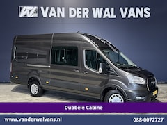 Ford Transit - 2.0 TDCI 185pk L4H3 Dubbele Cabine Euro6 Airco | 6-Zits | Camera | Cruisecontrol Parkeerse