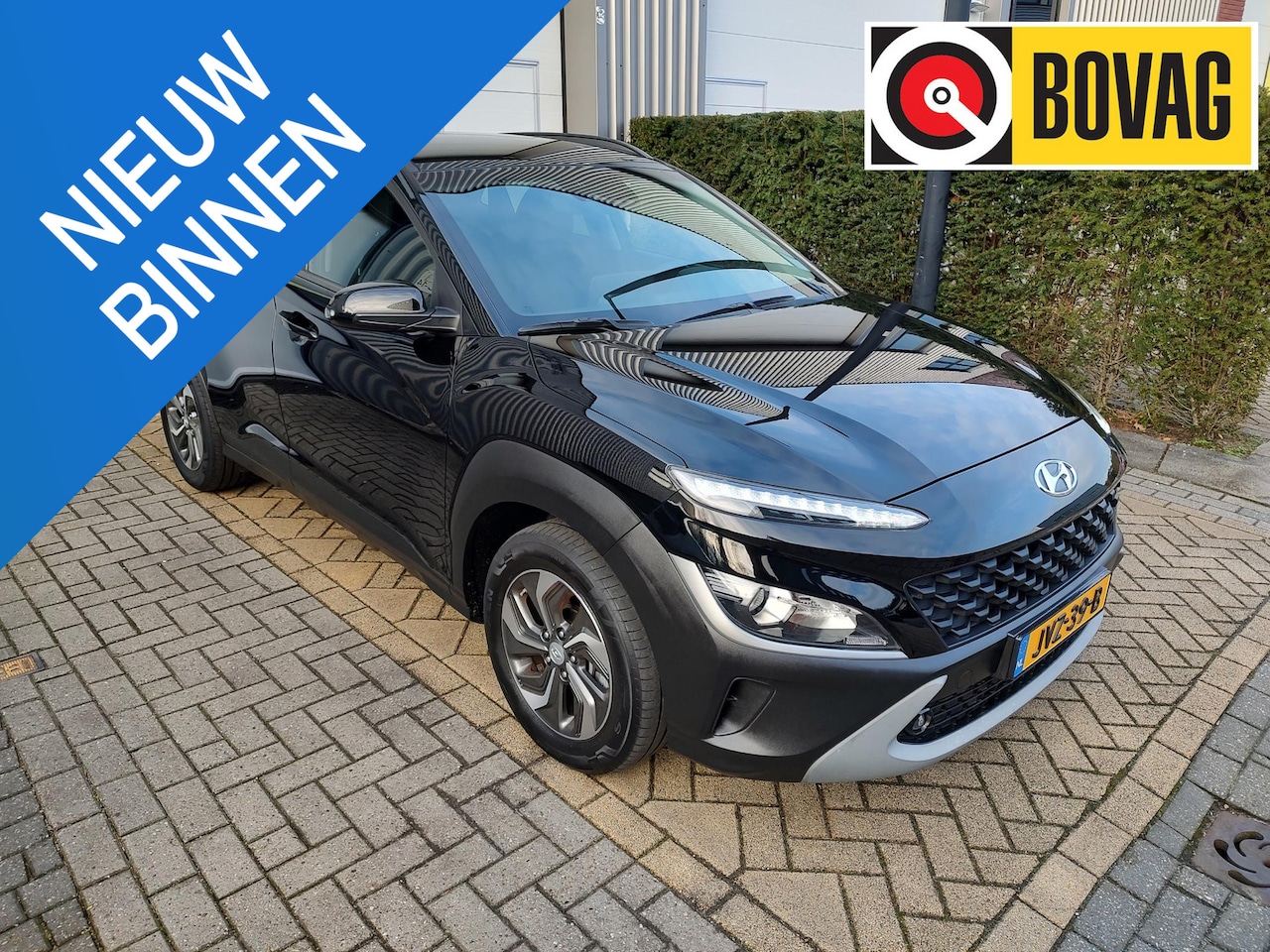 Hyundai Kona - 1.6 GDI HEV Fashion Navigatie Android Cruise-Control Climate Camera - AutoWereld.nl