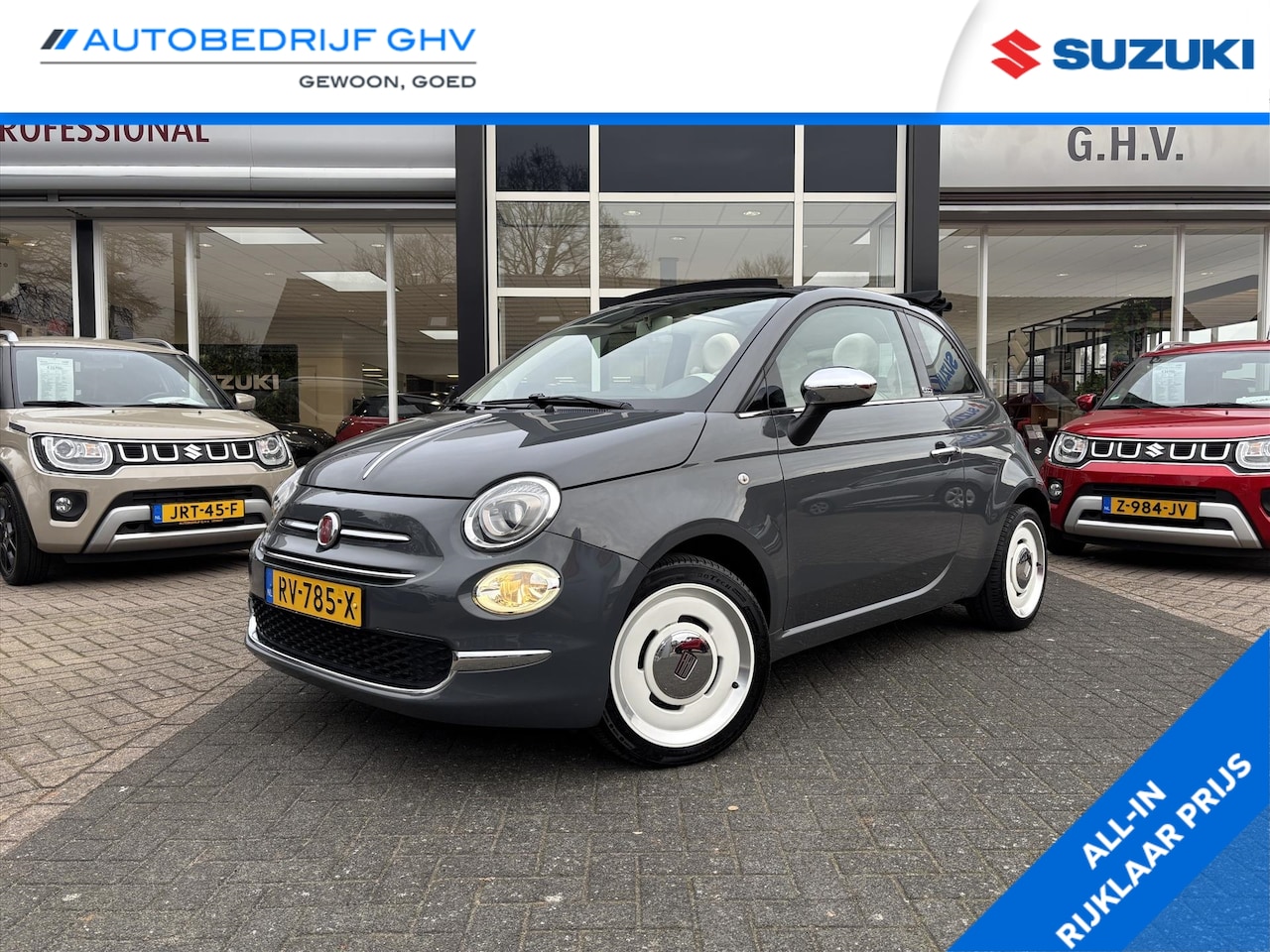 Fiat 500 C - TwinAir 80pk Anniversario | Apple CarPlay | Cabrio | - AutoWereld.nl