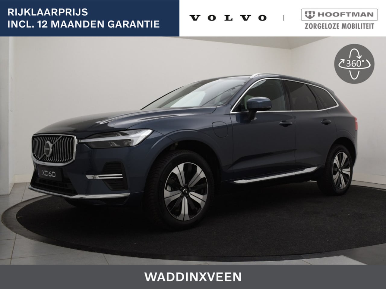 Volvo XC60 - T6 PLUG-IN HYBRID ESSENTIAL EDITION 19INCH GETINT GLAS LEDER - AutoWereld.nl