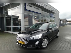 Ford Focus Wagon - 1.0 EcoBoost Titanium Business TREKHAAK (1.000KG), CRUISE, CLIMA, NAVI, PDC V&A, LANE ASSI
