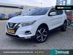 Nissan Qashqai - 1.2 Tekna + 360 camera - Halfleder interieur - Panormadak - Stoelverwarming - Blindspot Wa