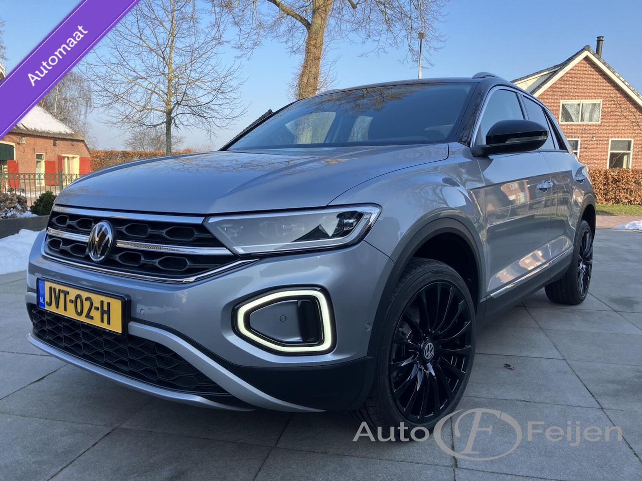 Volkswagen T-Roc - 1.5 TSI DSG STYLE , TWO TONE , AFN TREKHAAK , NAVIGATIE , STOEL VERWARMING , ERGOACTIVE ST - AutoWereld.nl