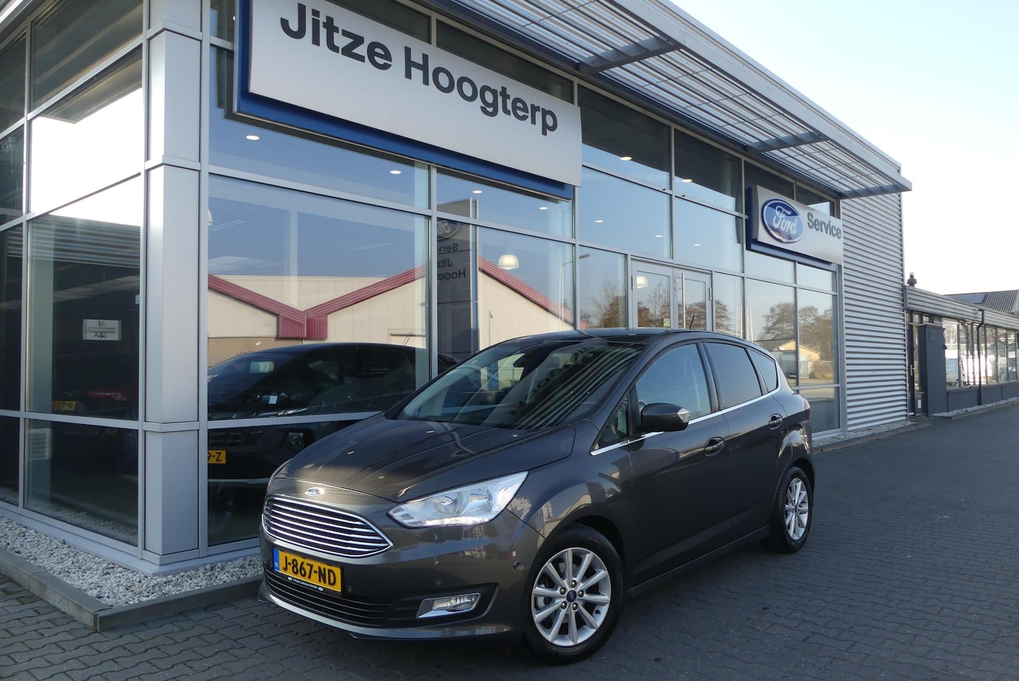 Ford C-Max - 1.0 Titanium TREKHAAK (1.200KG), WINTER PACK, CRUISE, CLIMA, NAVI, CAMERA, PDC V&A, APPLE - AutoWereld.nl