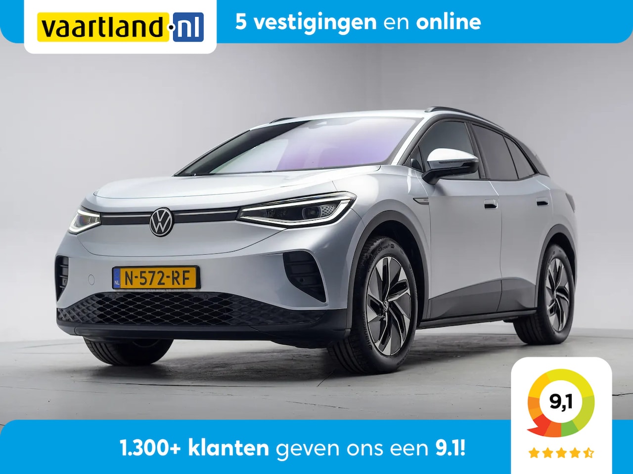 Volkswagen ID.4 - Pro 77 kWh 3 fase [ Matrix LED Stoel-en stuurverwarming Trekhaak 360°-camera ] - AutoWereld.nl