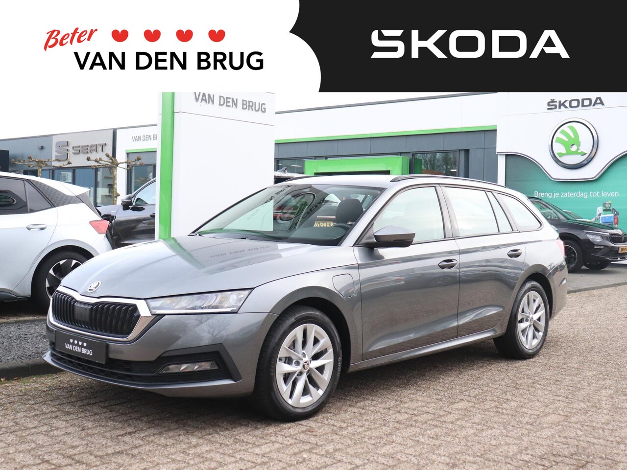 Skoda Octavia Combi - 1.4 TSI 204pk iV PHEV Ambition | 1.500kg trekgewicht | Stuur- & stoelverwarming | Navigati - AutoWereld.nl