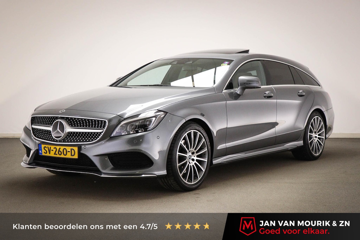Mercedes-Benz CLS-klasse Shooting Brake - 220 d AMG Sport Edition | LEDER | STOELVERWARMING | DAB | APPLE | 360 CAMERA | TREKHAAK - AutoWereld.nl