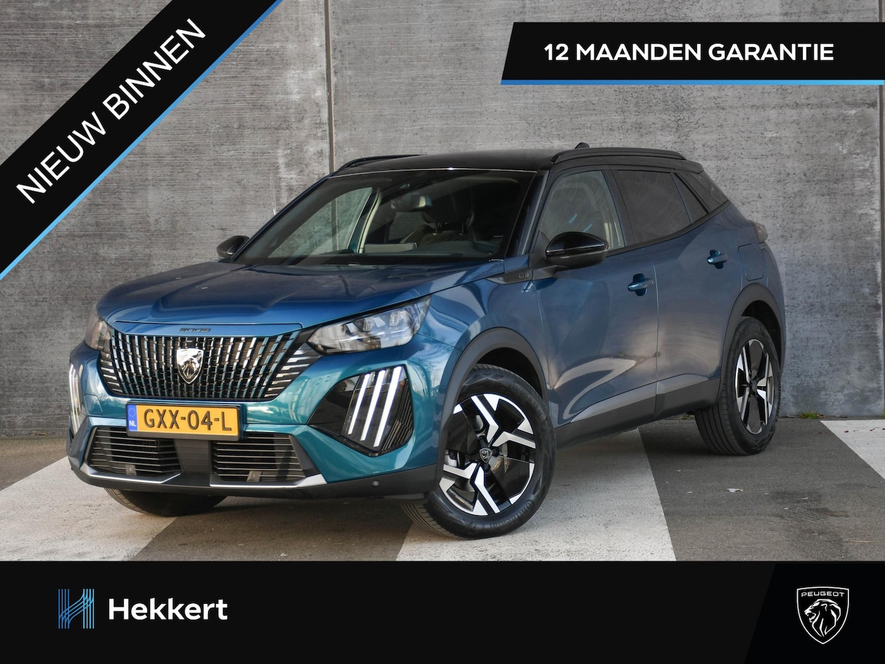 Peugeot 2008 - GT 1.2 Hybrid 145pk Automaat MASSAGE | ADAP. CRUISE | ALCANTARA | LED | CAMERA VOOR + ACHT - AutoWereld.nl