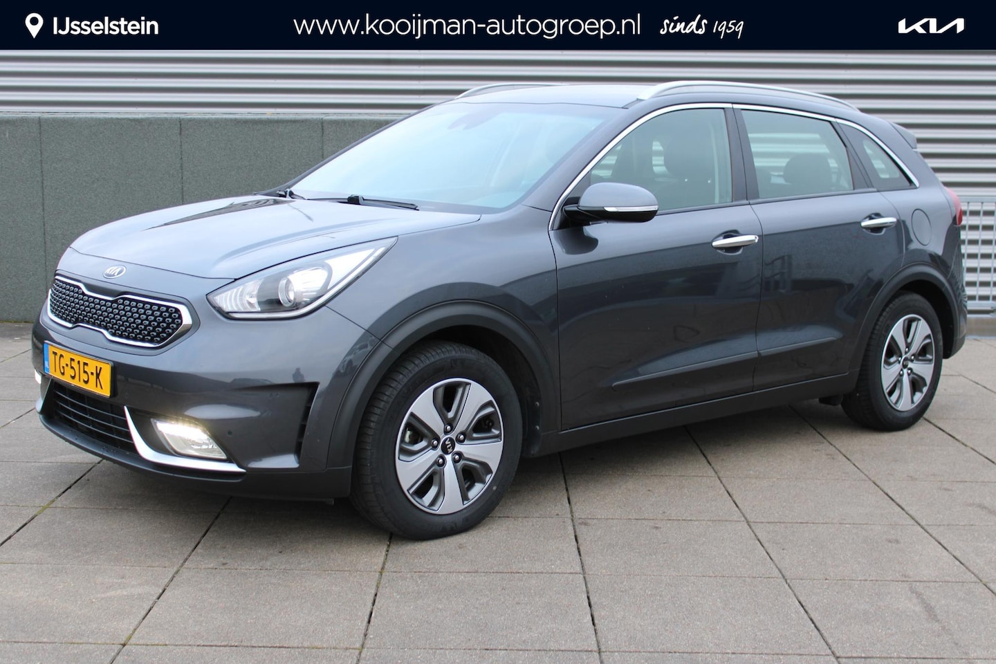 Kia Niro - 1.6 GDi Hybrid DynamicLine TREKHAAK, NAVIGATIE, PARKEERSENSOREN, 87.000km - AutoWereld.nl