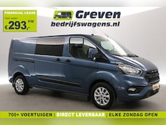 Ford Transit Custom - 2.0 TDCI L2H1 | DC | 6-Zits | Carplay | Cruise | Airco | Navigatie | Trekh. | Parkeersens