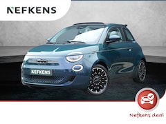 Fiat 500 C - La Prima 42kWh Cabrio | 1ste eigenaar | LEER | Stoelverwarming | Camera | Dodehoekdetectie