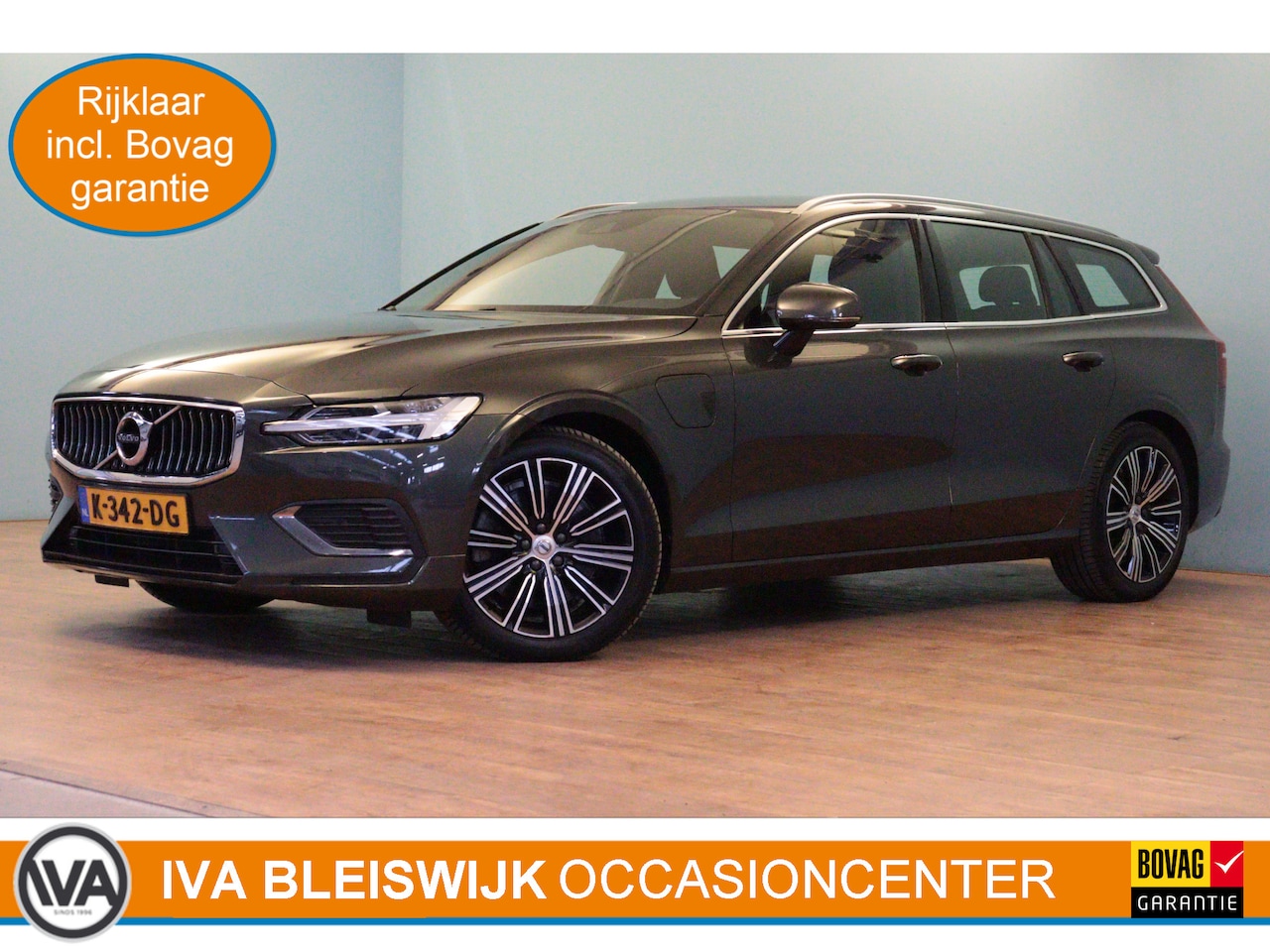 Volvo V60 - 2.0 T6 Recharge AWD Business Pro | NAVI | CAMERA + PDC | ADAP CRUISE | STUUR / STOELVERW | - AutoWereld.nl