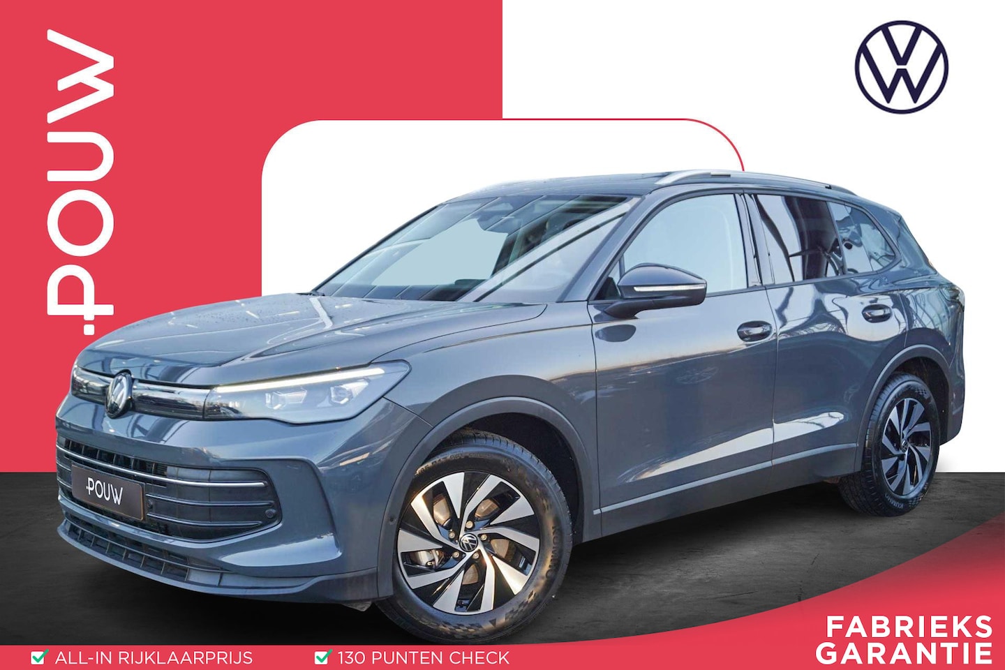 Volkswagen Tiguan - 1.5 eTSI 150pk DSG Life Edition | Panoramadak | Elektrische Achterklep | Achteruitrijcamer - AutoWereld.nl