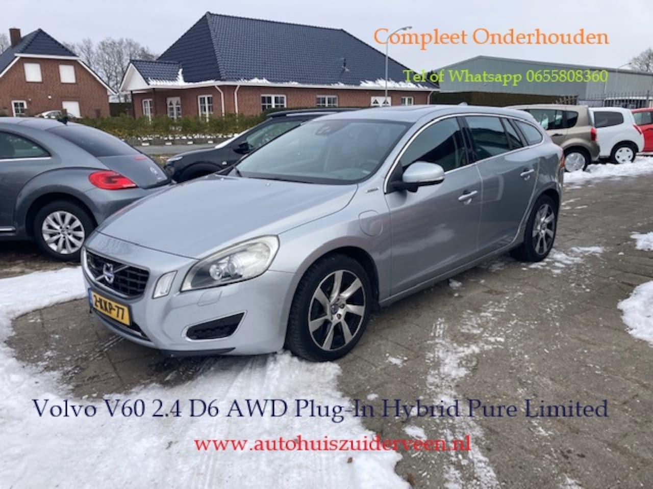 Volvo V60 - D6 215pk Plug-In Hybrid Pure Limited Voll Opties - AutoWereld.nl