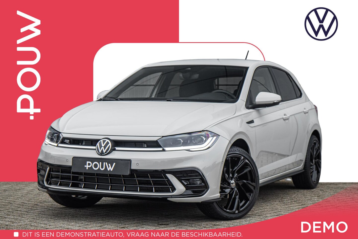 Volkswagen Polo - 1.0 TSI 95pk R-Line Edition DSG | Achteruitrijcamera | Stoelverwarming | Matrix LED | Navi - AutoWereld.nl