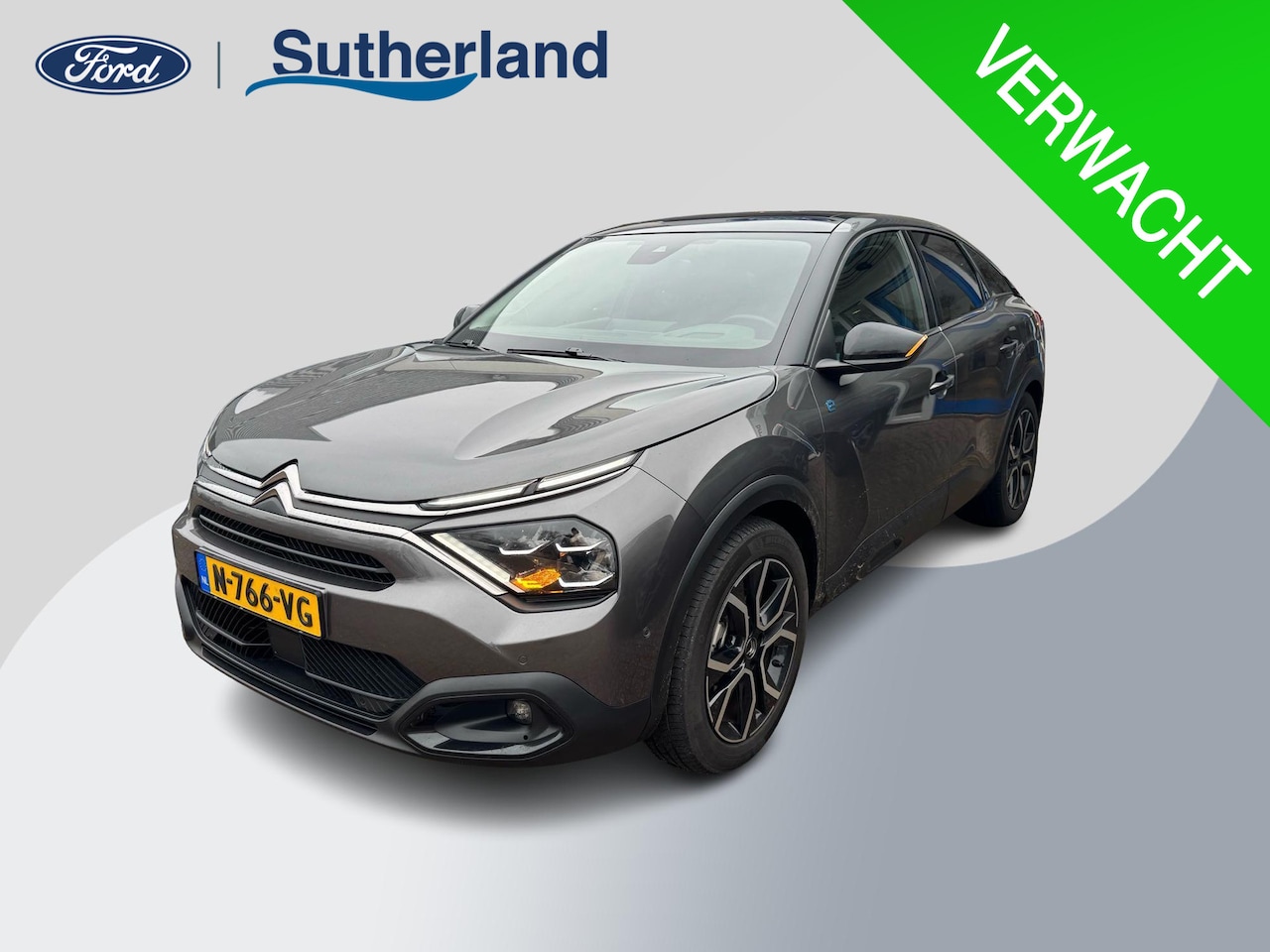 Citroën Ë-C4 - Shine 50 kWh 136pk Adaptieve Cruise | Head up Display | Open dak | Navigatie | Climate con - AutoWereld.nl