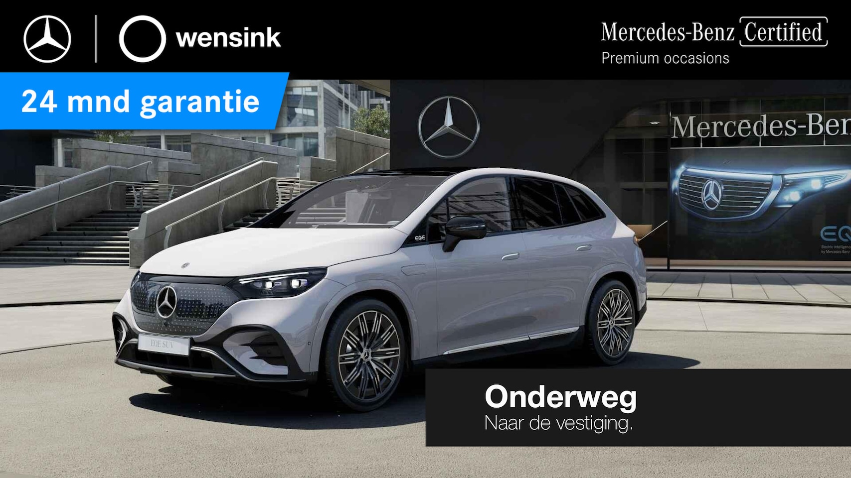 Mercedes-Benz EQE SUV - 300 AMG Line 91 kWh | Luchtvering | Panoramadak | Night pakket | Burmester | 360 camera | - AutoWereld.nl