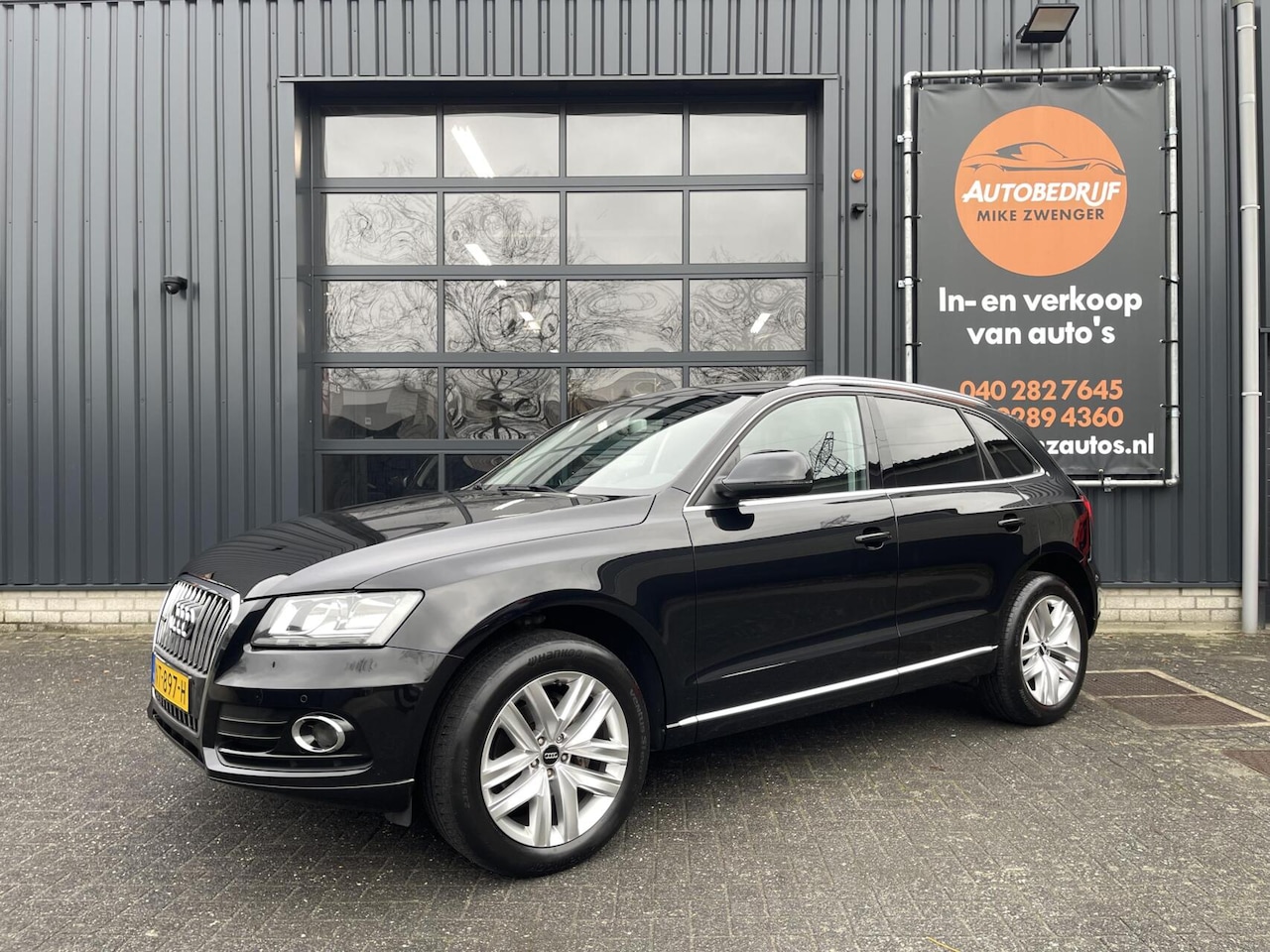Audi Q5 - 2.0 TDI quattro Pro Line LEER|TREKHAK|CAMERA|STOELVERWARMING|NAVIGATIE - AutoWereld.nl