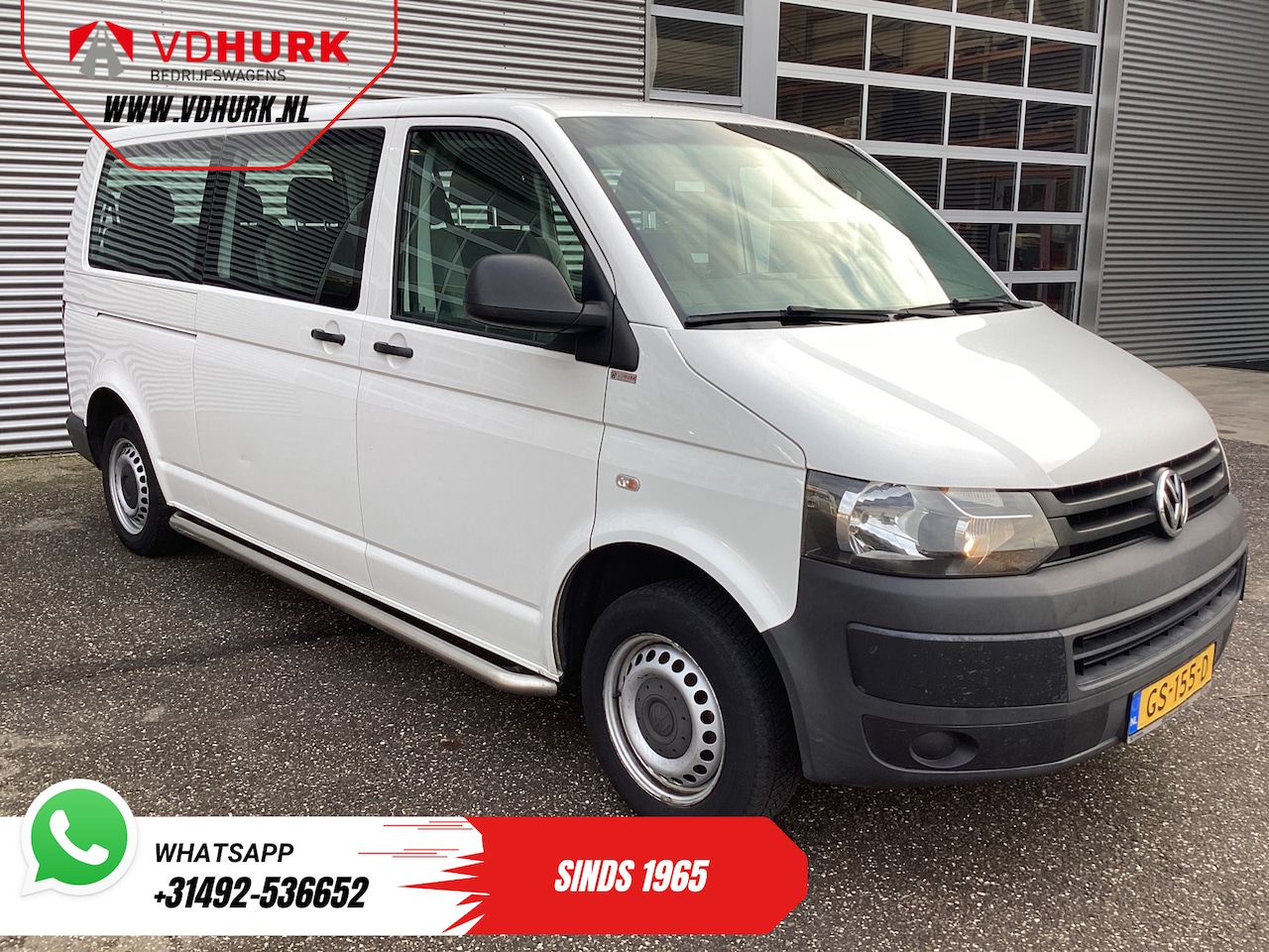 Volkswagen Transporter Kombi - 2.0 TDI L2 EXPORT MARGE 9 Persoons/ Combi/ Kombi/ 9Pers./ Airco / Sidebars/ 2x2x3 - AutoWereld.nl