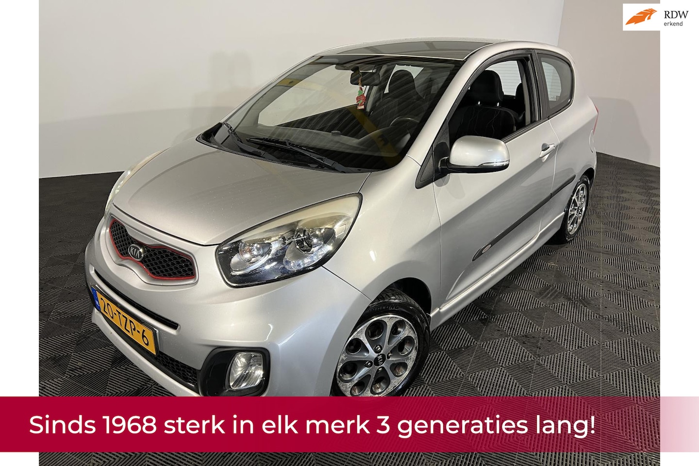 Kia Picanto - 1.0 CVVT Plus Pack 1e eigenaar! NL AUTO NAP! Airco l LED l LMV l TREKHAAK l AUDIO l GOED O - AutoWereld.nl