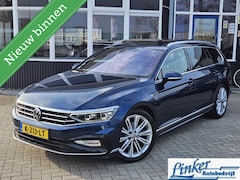 Volkswagen Passat Variant - 1.5 TSI R-Line Business + LEDER TREKH NL-AUTO Aquamarine Blue