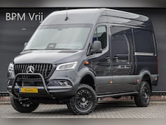 Mercedes-Benz Sprinter - 4x4 319Cdi 190Pk 9G-tronic | L2H2 | 2x Schuifdeur | 4WD | AWD | Bullbar | Treeplanken | 18
