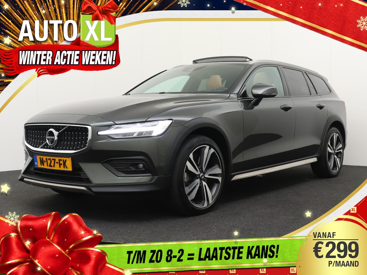 Volvo V60 Cross Country - 2.0 B5 265PK Aut. Pro+ Pano-dak Massage/Ventilatie HUD 2k - AutoWereld.nl