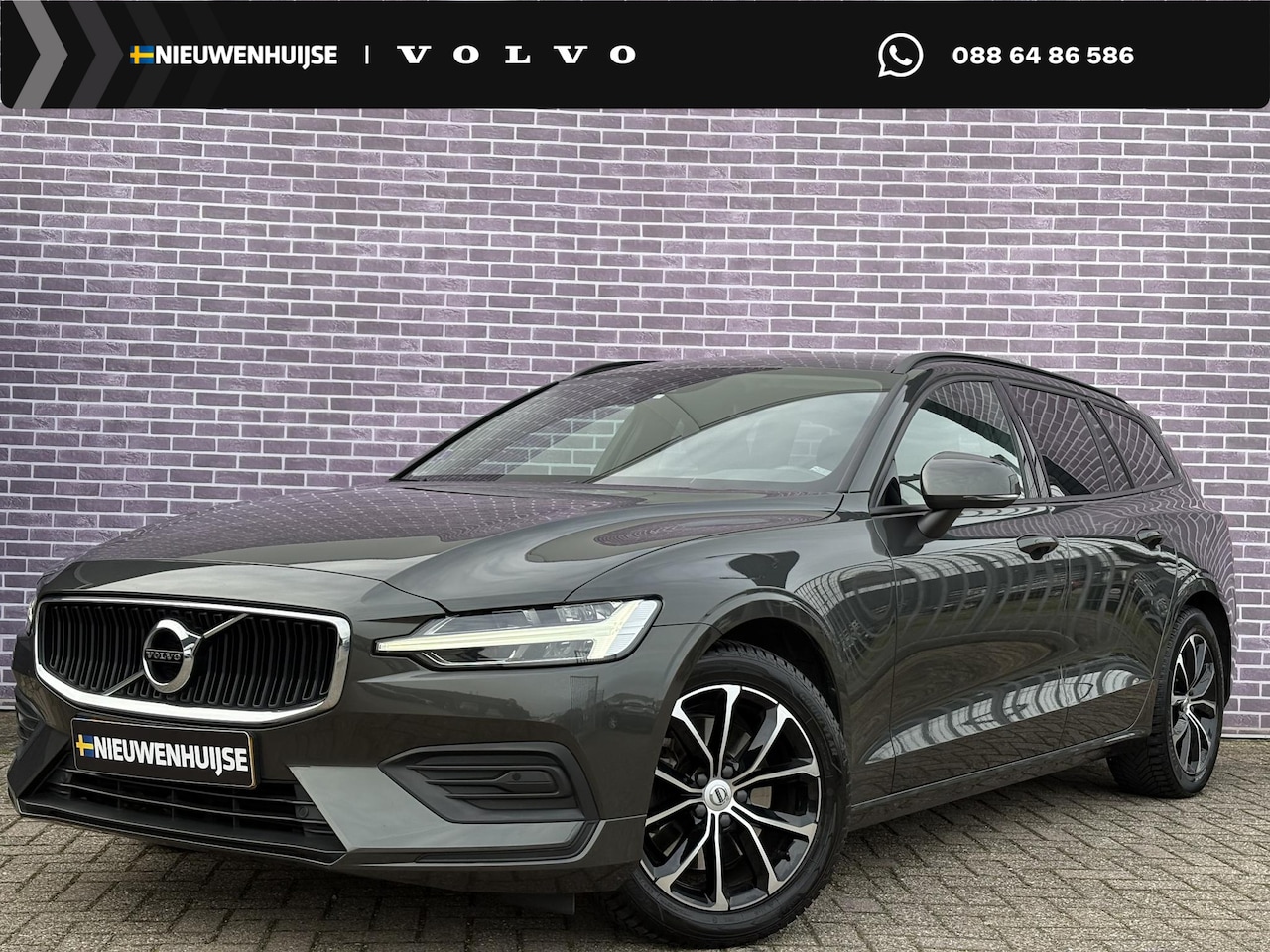 Volvo V60 - 2.0 B3 Momentum Business | Stoel en stuurverwarming | Camera | Parkeersensoren V+A | Apple - AutoWereld.nl