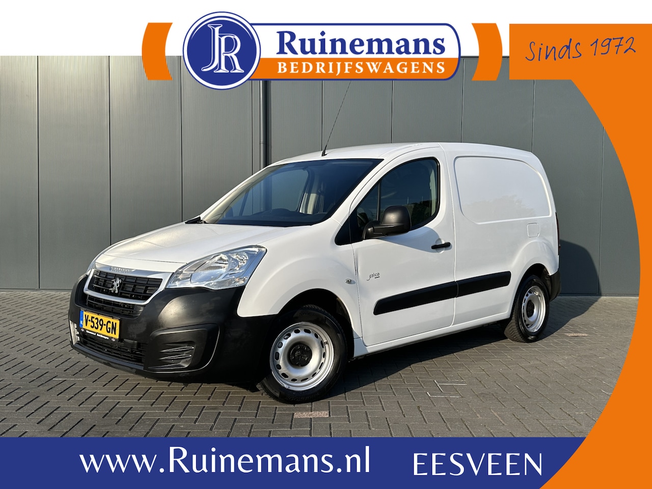 Peugeot Partner - 1.6 HDI EURO 6 / L1H1 / AIRCO / ORIG. NL / 111.514 KM / SCHUIFDEUR - AutoWereld.nl