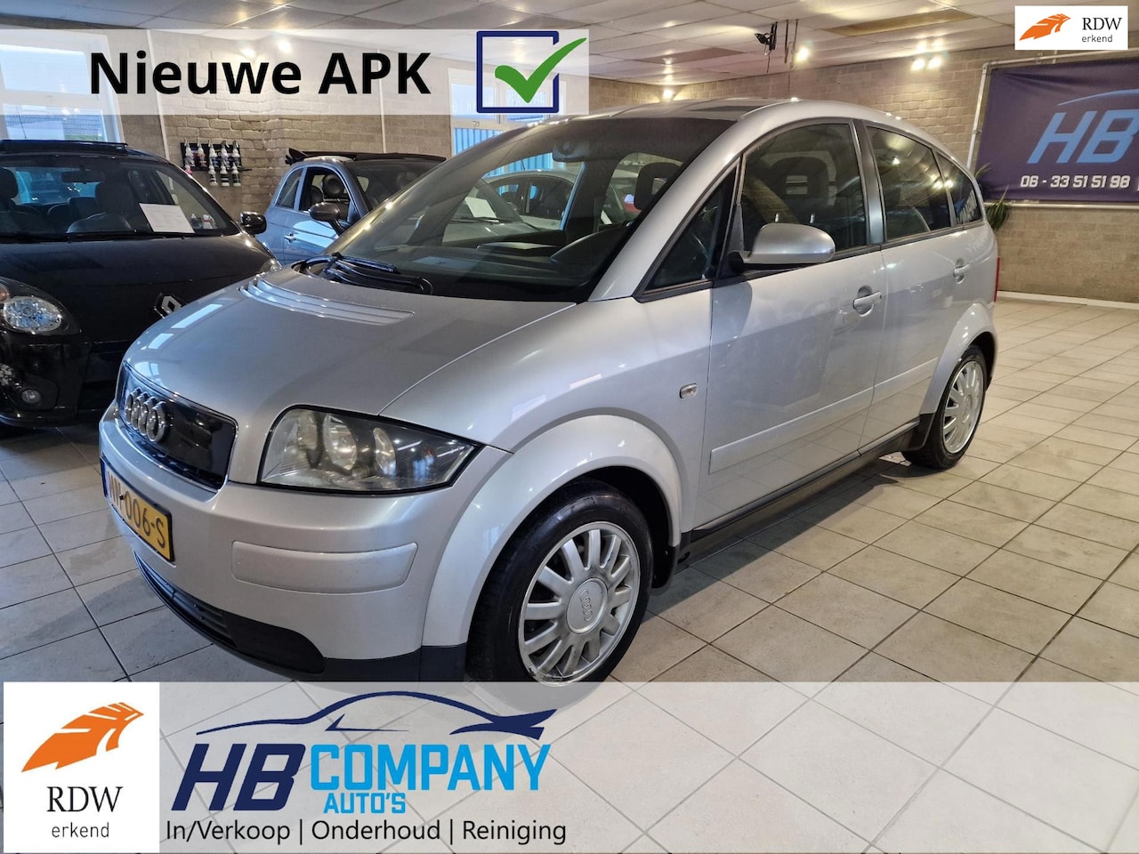 Audi A2 - 1.4 exclusive | Nette auto | Nieuwe APK | Airco | Weinig KM's - AutoWereld.nl