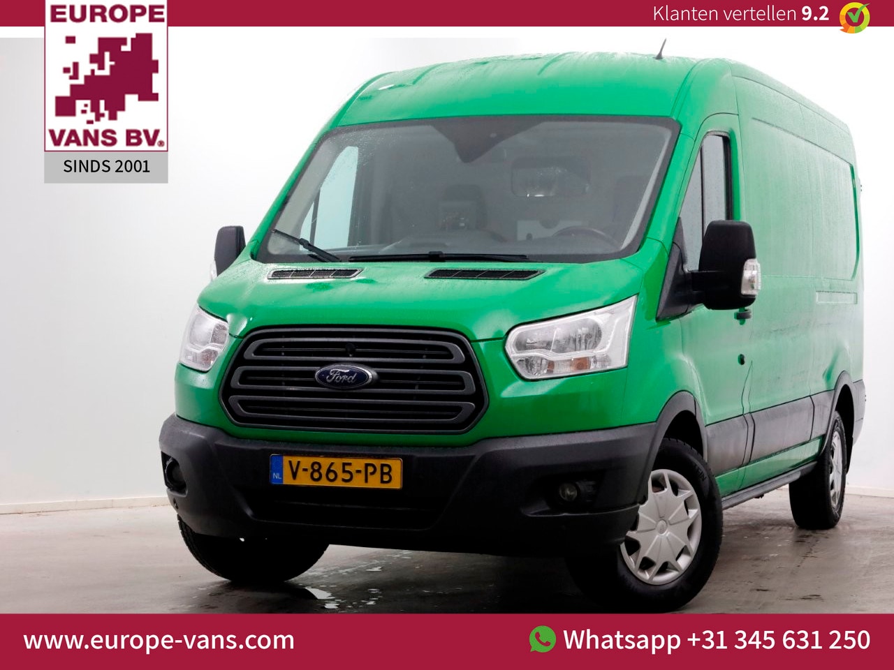 Ford Transit - 350 2.0 TDCI 130pk E6 RWD L3H2 Airco/Camera/Trehhaak 2800kg 05-2018 - AutoWereld.nl