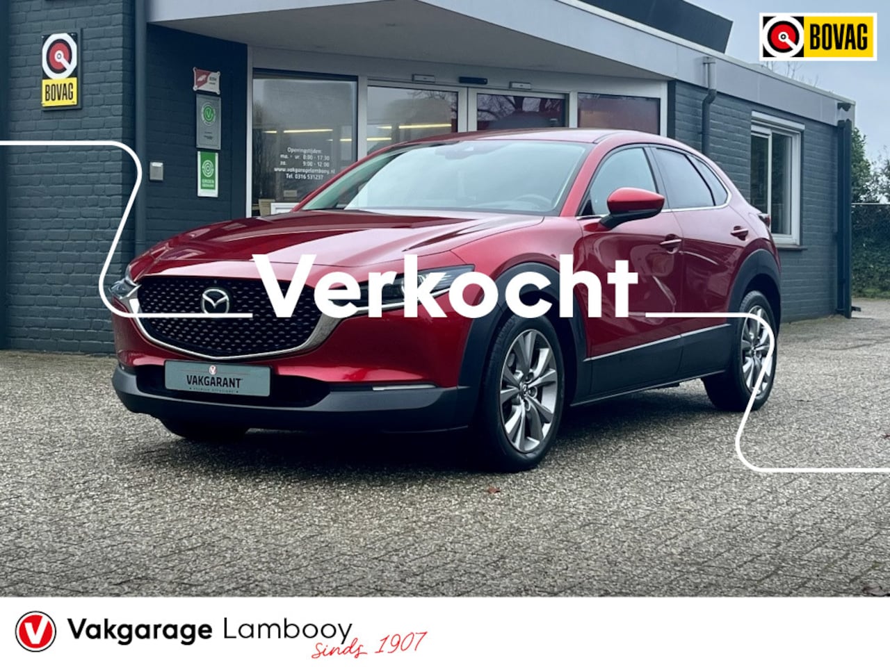 Mazda CX-30 - 2.0 e-SkyActiv-G 150PK Hybrid Luxury Leder Trekhaak BOSE Camera - AutoWereld.nl
