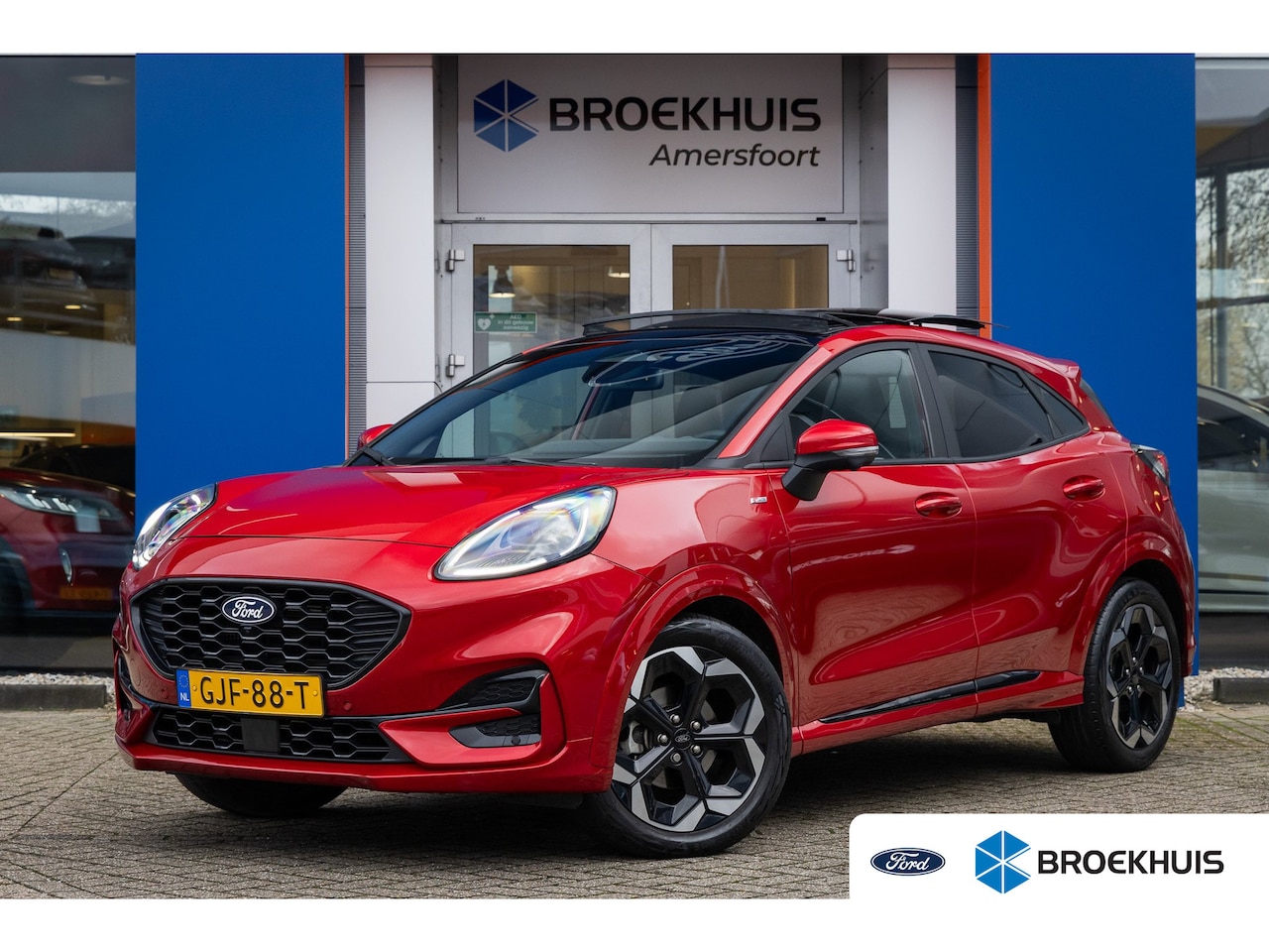 Ford Puma - 1.0 EcoBoost Hybrid ST-Line X | Schuif dak | Cruise adaptief | 360 camera | Winterpack | F - AutoWereld.nl