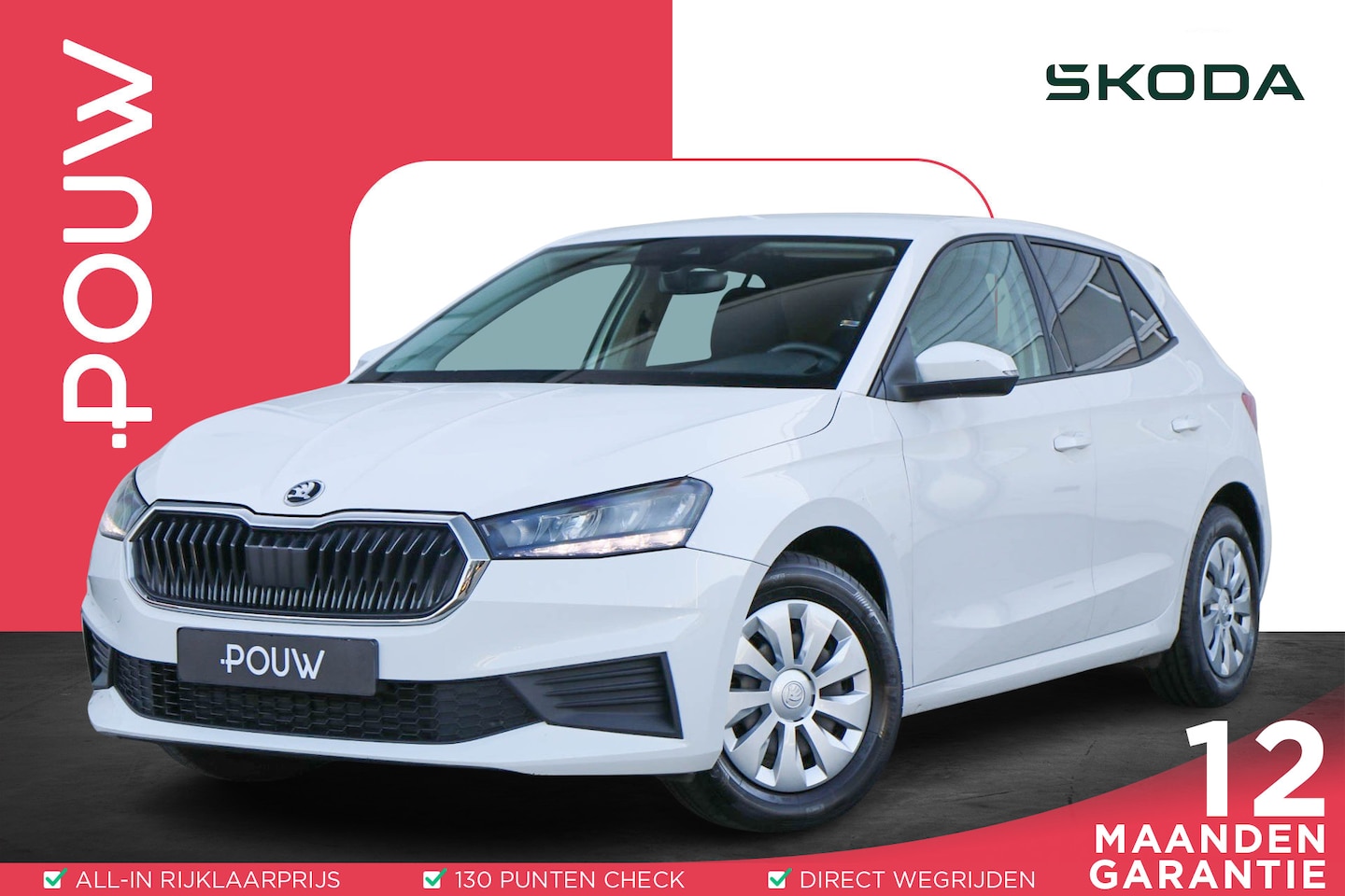 Skoda Fabia - 1.0 TSI 95 pk Ambition | Smartlink | Parkeersensoren Achter | Cruise Control - AutoWereld.nl