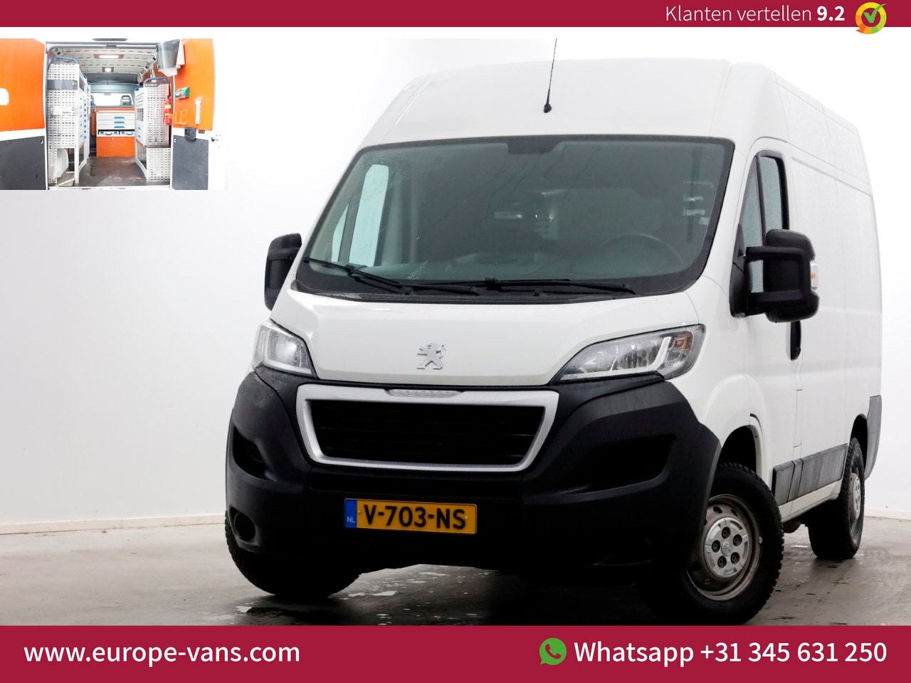 Peugeot Boxer - 2.0 BlueHDI E6 130pk L1H2 Premium Navi/Camera/Inrichting 04-2018 - AutoWereld.nl
